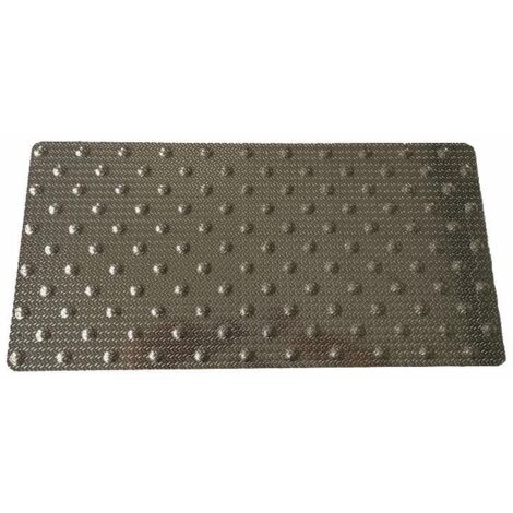 Bande éveil de vigilance Métal Waccess WATTELEZ 420x825 mm - Aluminium grain de riz - 630097