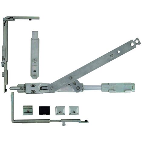 Fapim – Kit de base 1 vantail avec compas moyen 562/1200 mm – Pour châssis oscillo-battant aluminium – Installation facilitée