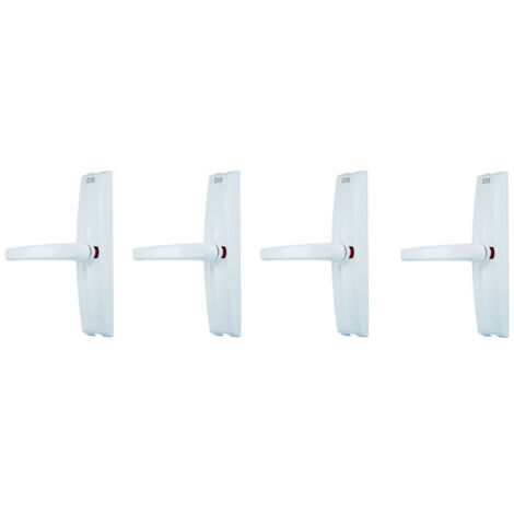 CREMONE DUALIS BLC 9010 BOITE DE 4 SANS TRINGLE