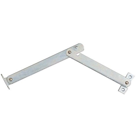 Monin – Compas d'arrêt acier zingué 300 x 20 mm – Pour fixation bois – 531780