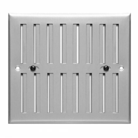 Grille aération VMC rectangulaire réglable 250x168mm – Aluminium anodisé – Passage d'air 119 cm² – Installation par vis – Autogyre