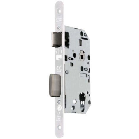 Serrure monopoint à larder D459 urgence axe 50mm T20 bout rond finition inox - VACHETTE - 14510000 (1/2)