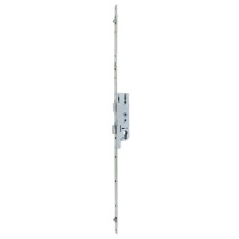Ferco – Porte cintrée 2500mm – Crémone réversible 4 points – Pêne dormant avec cylindre européen – Acier traité ferGUard argent®