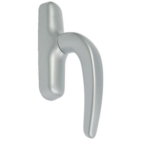 Fapim – Crémone 2 doigts type Néfer Midi finition blanc RAL 9010 – Entraxes 84/92/98/104 mm – Aluminium moulé – Installation réversible