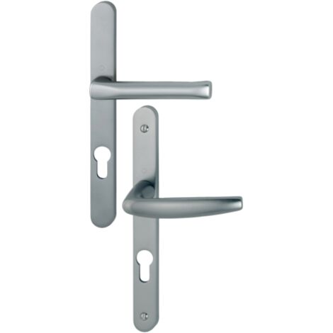 Garniture atlanta saillie réduite sur plaques de 24mm - Carré (mm) : 7 - Entraxe (mm) : 70 - Finition : Anodisé F9 - HOPPE