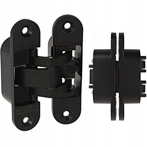 Charnière invisible Medium ARGENTA - ARLU - Noir mat (1/2)