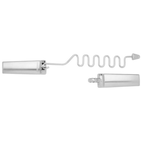 Entrebâilleurs de fenêtre fixation adhésive SairpentinFix - finition chromé - SOCONA (1/3)