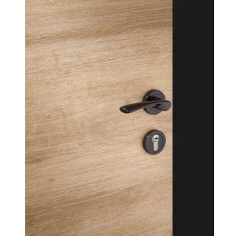 Béquille double laiton sur rosace ligne Lilas fintion nickelé satiné - DCG (1/2)