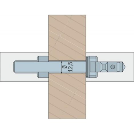 Fixations pour poignées série STG inox et nylon Ø 26, 32, 34 et 40 mm - montage droit par paire - NORMBAU (1/2)