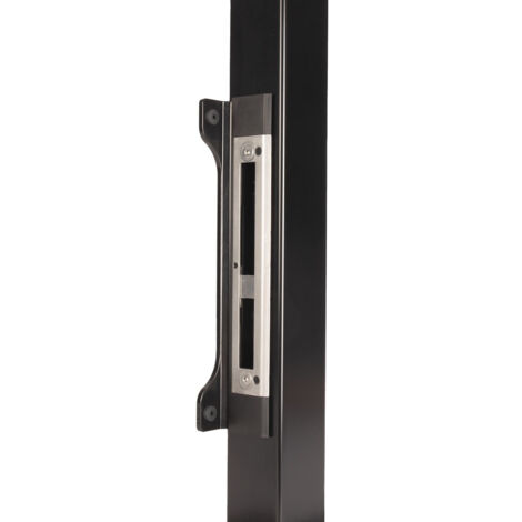 Gâche à encastrer type SFKU pour serrures axes 20. 30 et 40 mm avec butée réglable - LOCINOX
