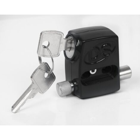 La Croisee Ds – Verrou de fenêtre automatique pour coulissant aluminium – Engagement automatique du pêne – Fixation par vis Ø 5 mm – Corps en zamak
