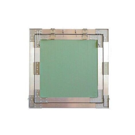 Trappes de visite plâtre ouverture pousser-lacher Cadre aluminium et plaque BA13 600x600 mm carton de 2 trappes