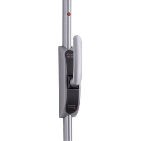 Crémone pompier rotative Véolis coloris inox - VACHETTE (1/2)