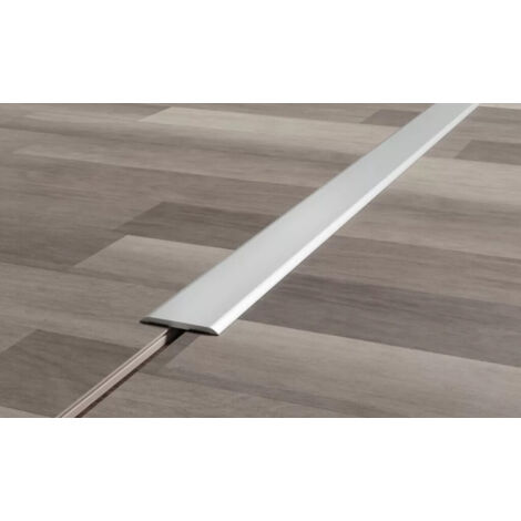 Dinac – Seuil adhésivé extra plat – Largeur 25 mm – Épaisseur 2 mm – Fixation adhésive butyle pour revêtements durs – Finition esthétique
