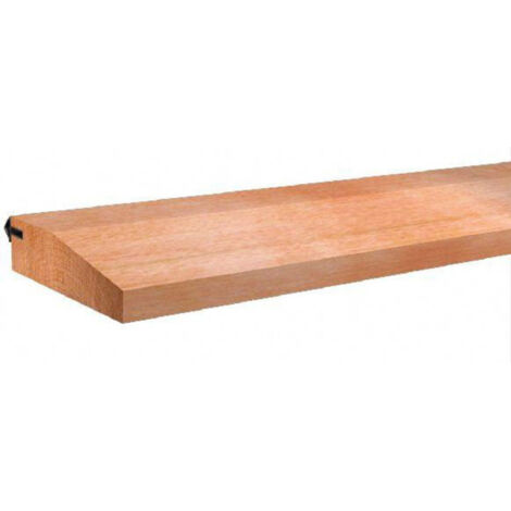 Seuil de porte en bois avec joint – Dimensions 84 x 22 mm – Longueur 950 mm – Fixation par vis – Pour bâtiments publics – Ellen