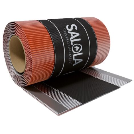 Closoir de faîtage en rouleau AEROLL - 5 m x 320 mm - rouge - SALOLA