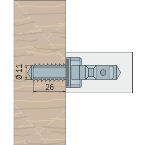Fixations pour poignées série STG inox et nylon Ø 26, 32, 34 et 40 mm - pour montage droit simple - NORMBAU (1/2)