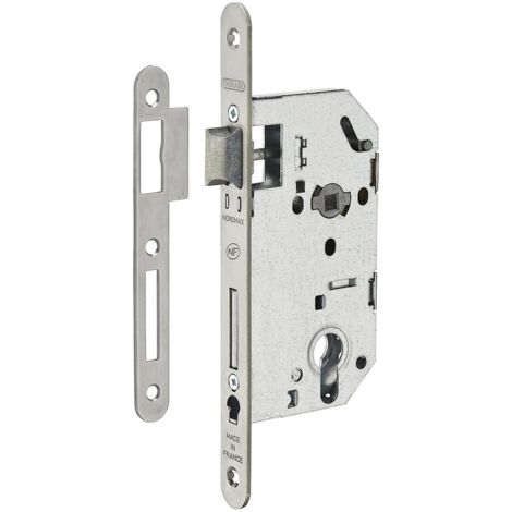 Thirard – Serrure à larder NF Monomax 40 mm – Fouillot 8 mm – Clé I têtière inox – Coffre acier galvanisé pour sécurité optimale (1/3)