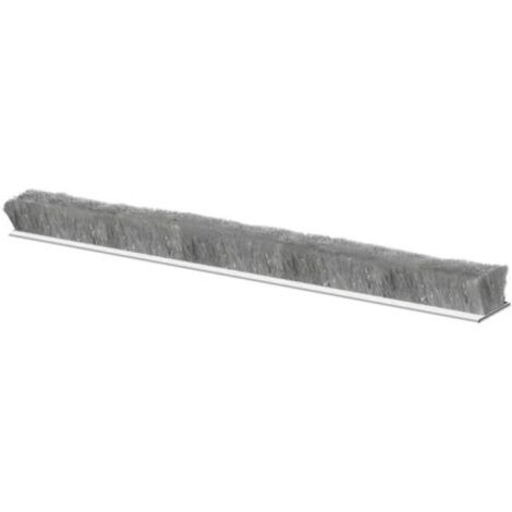 Brosse velours adhésive pour menuiseries PVC et ALU espace 2-4 mm en rouleau de 7.5 ml - ELLEN (1/4)