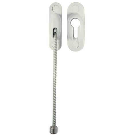 Câble d'entrebaîllement Secury'Cable en 155 mm coloris blanc - SOCONA
