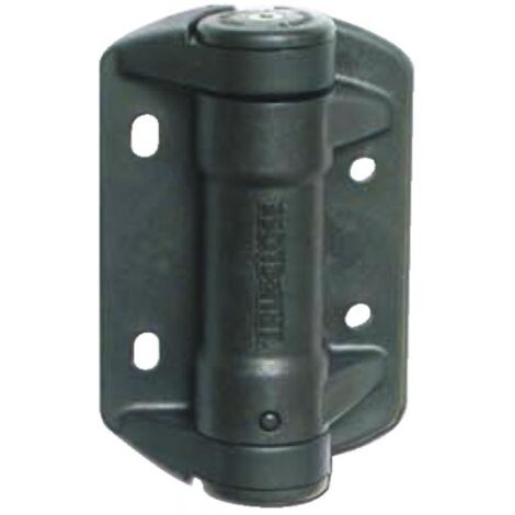 Torbel – Charnière Tru-Close noire pour meuble – Polymère renforcé – Dimensions 95 x 60 mm – Charge max 25 kg par paire – Résistance anti U.V. (1/2)