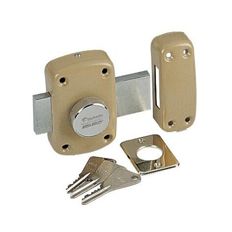 Verrou de sûreté Cyclop type 7600 à bouton et cylindre s'entrouvrant par 10 - VACHETTE