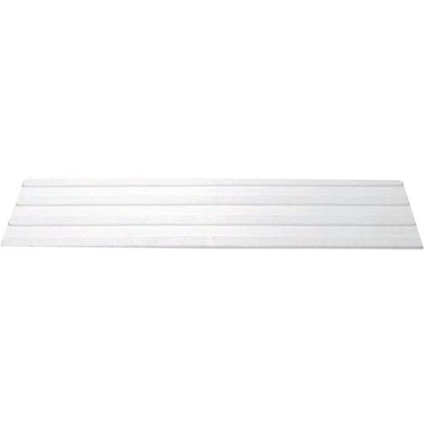 Bande podotactile de guidage B.A.O à coller 1000 x 215 mm blanc - WATTELEZ (1/6)