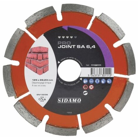 Disque diamant Pro Joint SA - 125 - 6,4 - 7 - 22,23 (1/2)
