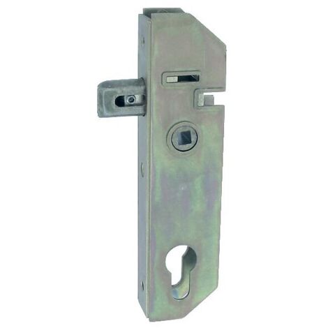Tirard – Serrure encastrée à fouillot à cylindre européen axe 20 mm – Encombrement 42 mm – Pêne réglable ± 12 mm – Finition zinguée pour portail