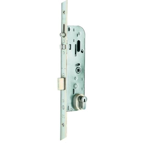 Serrure à larder 3 points pour menuiserie bois et PVC 20000 RB52 - Axe : 50 mm - 2150 x 18 - réversible - VACHETTE