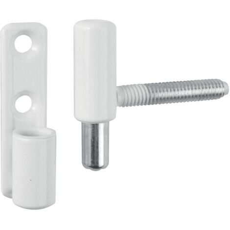 Fiche mâle type P39 7x40 Ø 13 mm finition blanche RAL 9010 – Acier zingué époxy – 342 unités pour menuiserie PVC – Otlav