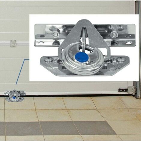 Abus – Serrure porte de garage anti-soulèvement 100% acier – Triple ancrage – Résistance 2 tonnes – Pour portes basculantes et sectionnelles (1/5)