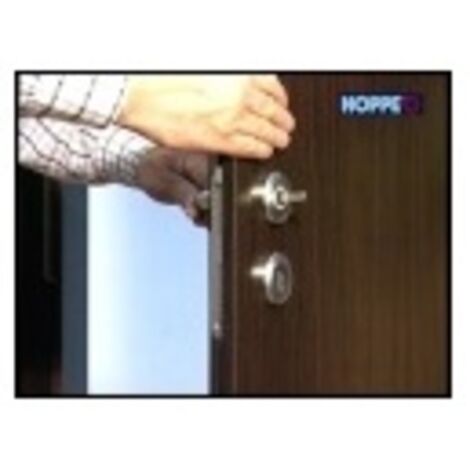 Poignées De Porte HOPPE New York - Blanc, Pour Plaques étroites 68 à 77 Mm - Neuf Sous Emballage
