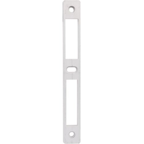 DOM – Gâche centrale en aluminium 180 x 22 mm – Pour serrures à larder 1 point et 3 points – Finition satinée ou bronze (1/4)