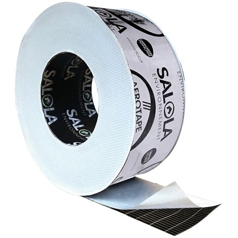 Bande adhésive transparente 60mm x 25m – Pour écrans de sous-toiture et pare-vapeur – Résistante aux UV et à l'eau – Salola