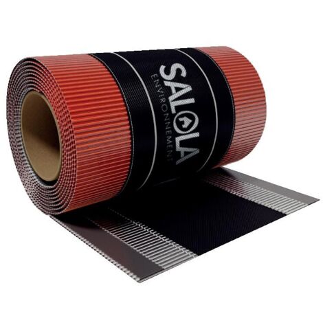 Closoirs aluminium ventilés, coloris brun, largeur 39 cm, longueur 5m - SALOLA
