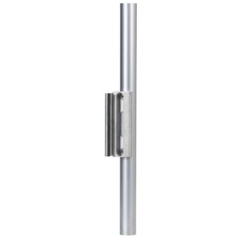 Gâche pour serrure de portail LAKQ 40, profil rond à partir de Ø 40 mm, coloris vert - LOCINOX (1/3)