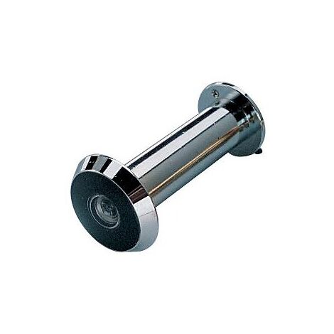 Judas optique type Panoramic 200° pour porte standard en laiton poli - JOURJON