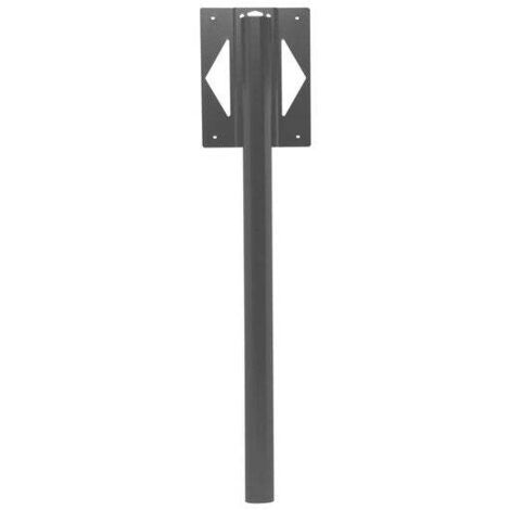 Renz – Pied de boîte aux lettres en aluminium H.116 cm – Finition mat – Couleur gris anthracite – Garantie anticorrosion 7 ans (1/3)
