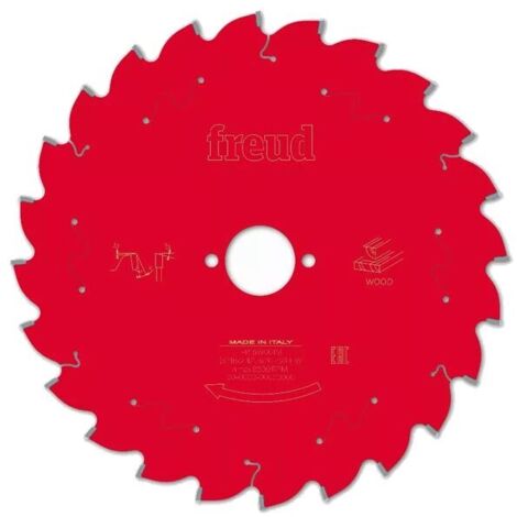 Lame de scie circulaire 216 mm – Alésage 30 mm – 24 dents carbure titane cobalt – Pour bois massif – Coupe nette sans éclat – Freud