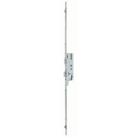 Ferco – Crémone à larder 4 galets EUROPA R4 entraxe 70 mm axe 40 mm – Pêne dormant demi-tour – Pour bois dur