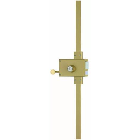 JPM – Serrure multipoint en applique 120x71mm – Axe 45mm – Carré 7mm – Verrouillage à fouillot – Norme A2P – Pour portes bois dur