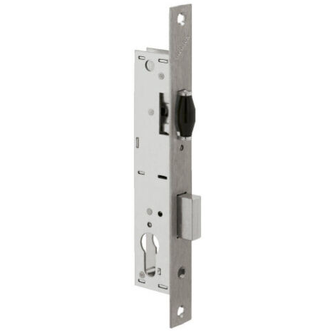 Metalux – Serrure monopoint à encastrer 39mm – Pêne à rouleau réglable – Acier traité anticorrosion pour environnements humides – Largeur 24mm