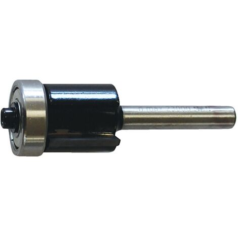 Fraise à plaquettes carbure brasées 2 coupes droites avec guide à billes. queue 6 mm. diamètre 19 mm - LEMAN
