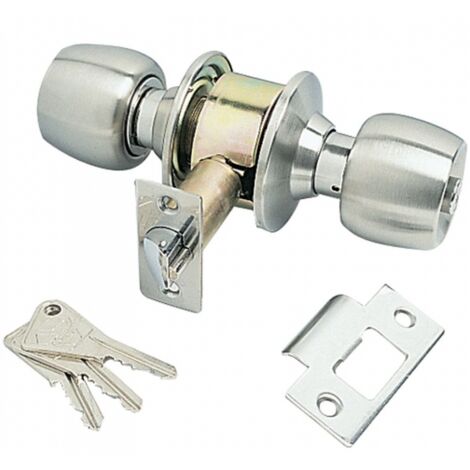 Serrure tubulaire V50 - ASSA ABLOY VACHETTE 70 Tulipe 70 Brossé Clé I (1/4)