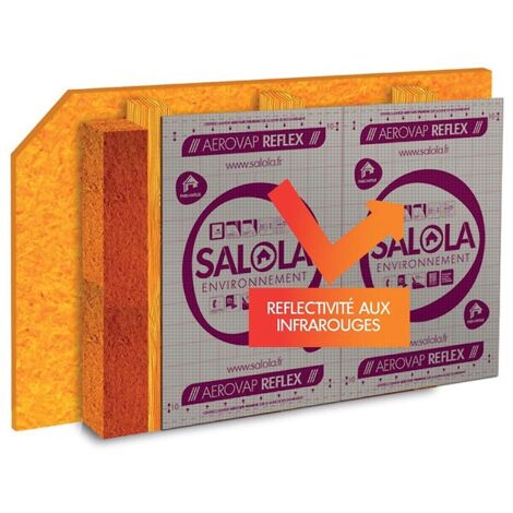 Écran pare-vapeur réfléchissant Aerovap Reflex, largeur 1,5 m, longueur 50 m - SALOLA