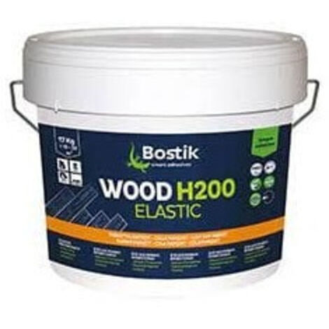 Bostik – Colle parquet H200 7Kg – Colle hybride spatulable pour parquets massifs et contrecollés – Résistante à l'humidité – Application facile