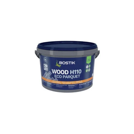 Bostik – Colle parquet Wood H110 Eco 21Kg – Colle hybride spatulable pour parquets jusqu'à 110mm – Compatible sol chauffant et supports variés