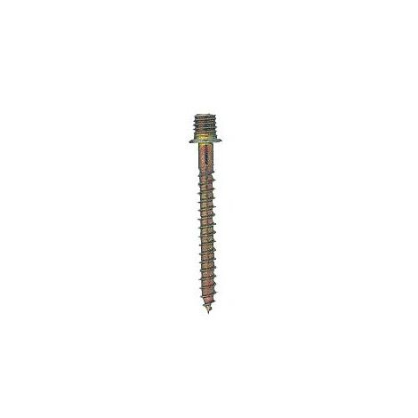 Pattes à vis bois pour collier de supportage M10, diamètre 10 mm, longueur 60 mm, boîte de 100 pièces - FISCHER