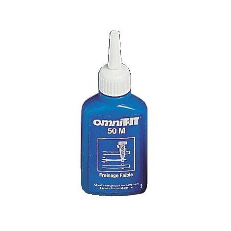 Frein filet Omnifit 50 M résistante au cisaillement faible flacon de 50 grammes - OMNIFIT